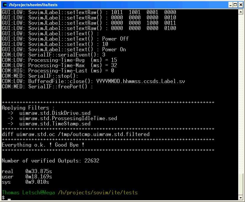 SOVIM Regression-Tests.